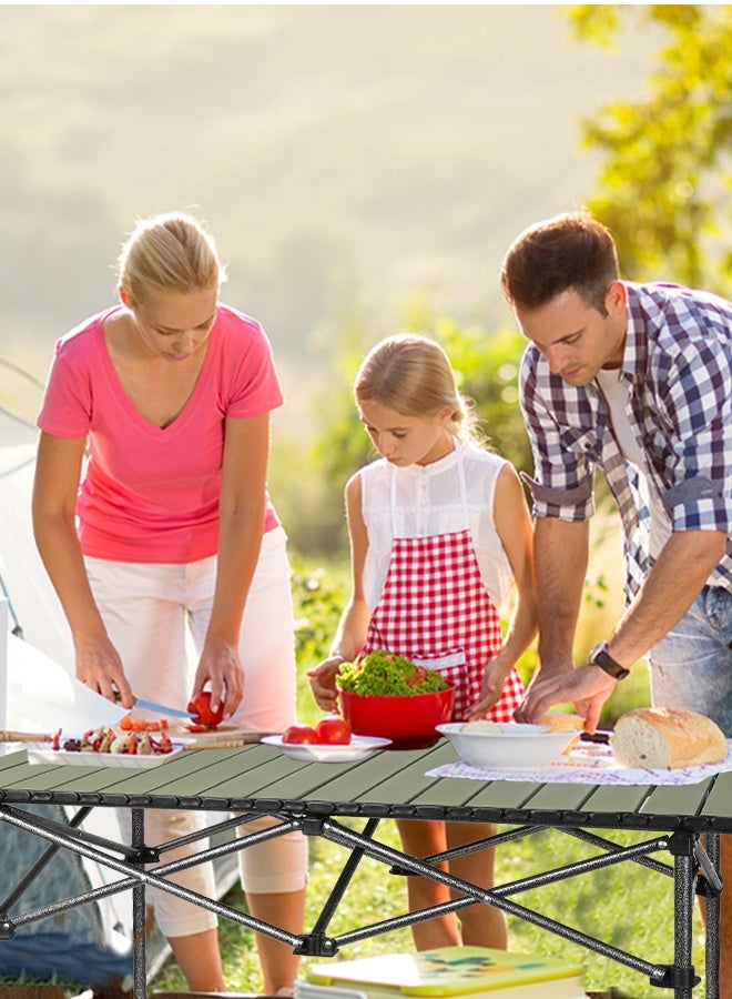 هيبوبي للطي طاولة التخييم في الهواء الطلق طاولة التخييم المحمولة 95 * 55 * 50 سم - Image 5