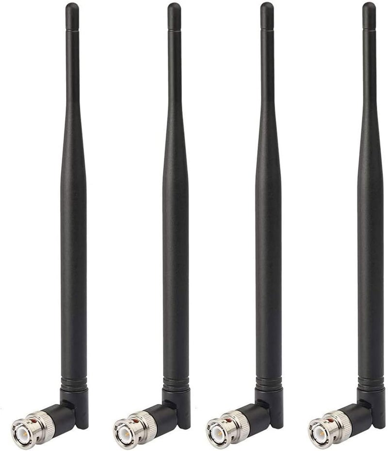 BINGFU Wireless Microphone Receiver Antennas BNC Male Antenna UHF 400MHz-960MHz (4-Pack) for Wireless Microphone System Mic Receiver Remote Digital Audio Tuner UHF Ham Radio - Image 1