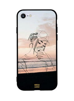 Moreau Laurent Protective Case Cover For Apple Iphone 6 Doodle Cap Girl Making Selfie 