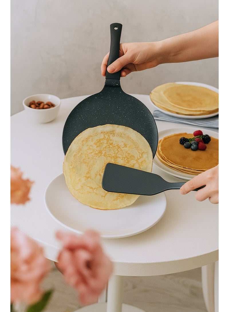 سونكس طاوة ماك مقوسة 30 سم – طلاء رخامي غير لاصق بمقبض مريح وتصميم صديق للبيئة - Image 5