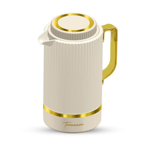 Trueware Marvel 1200 Insulated Flask - 1000 Ml | PU Insulated Inner Stainless Steel Hot & Cold Flask, BPA Free, Leak Proof, Ideal for Tea, Coffee, Water, Hot Beverages - Image 1