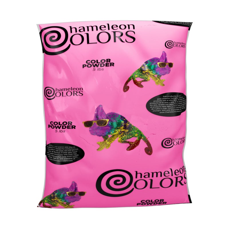 Chameleon Colors Chameleon Colors Pink Gender Reveal Powder  5 lb Bag  Vibrant Color  EasyOpen  Easy Cleanup  NonToxic 