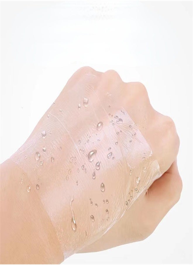 Generic - 2pcs PU Film Waterproof Transparent Invisible Tattoo Film Patch Adhesive Bandage Bath Fixing Dressing Patch - Image 1