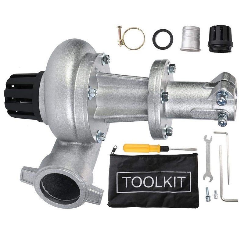 DVI WATER PUMP ATTACHMENT FOR ANY TYPE OF BRUSH CUTTER/GRASS CUTTER(2 STROKE/4 STROKE) 9 TEETH SPILINE USED FOR WATER LIFTING IN AGRICULTURE (FOR 28MM 9 SPILINE TEETH BRUSH CUTTER SHAFT) - Image 1