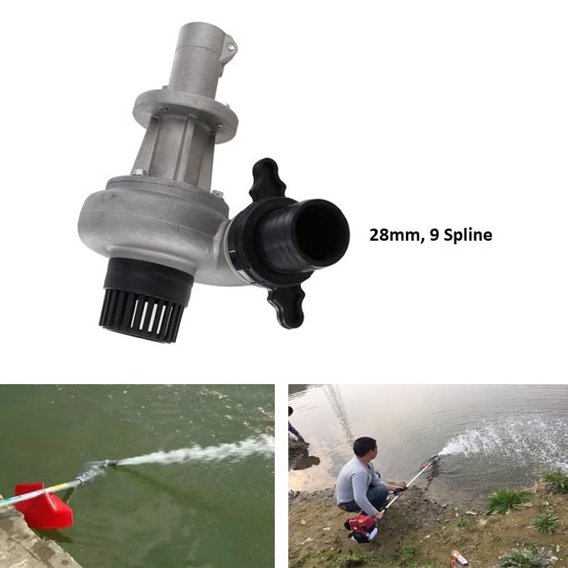 DVI WATER PUMP ATTACHMENT FOR ANY TYPE OF BRUSH CUTTER/GRASS CUTTER(2 STROKE/4 STROKE) 9 TEETH SPILINE USED FOR WATER LIFTING IN AGRICULTURE (FOR 28MM 9 SPILINE TEETH BRUSH CUTTER SHAFT) - Image 4