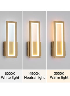 YATAI LIGHTING Indoor Bedroom Wall Light LED Modern Gold Wall Light for Living Room and Kids Bedroom Room Acrylic Adjustable Color Temperature Wall Lamp  - Image 5
