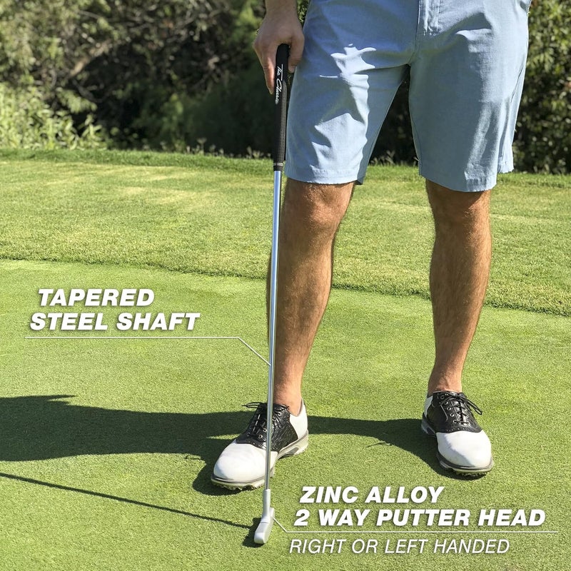 GoSports GoSports Classic Golf Putter Choose Between 2 Way or Blade Putter  35 Length with Premium Grip - Image 2