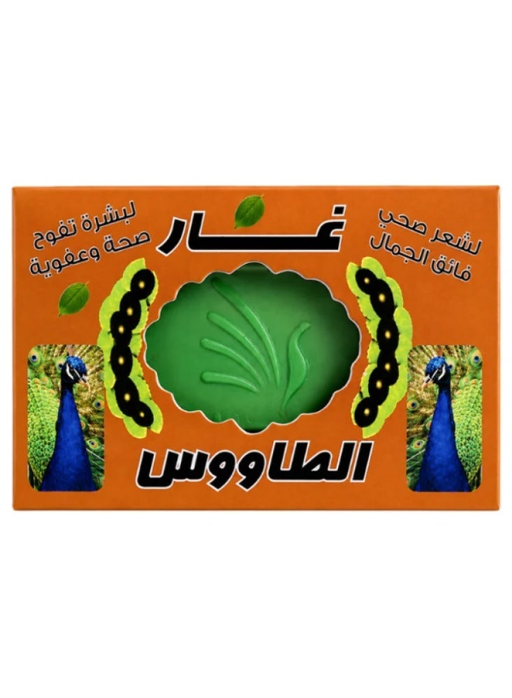 صابون الغار الطبيعي من الطاووس - 160 جرام 2 قطع