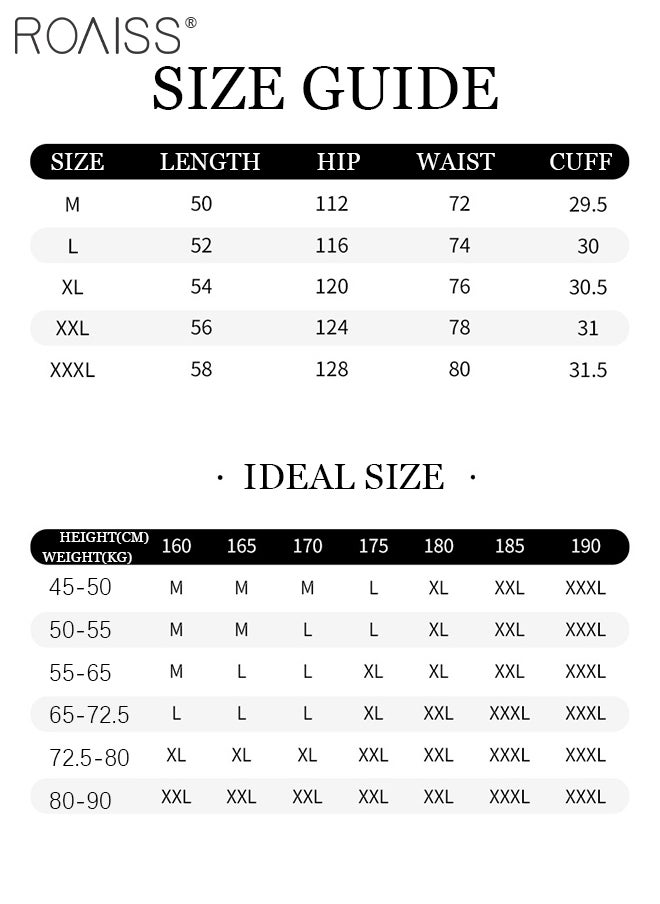 roaiss - Cotton Loose Outdoor Sports Shorts for Men Versatile Casual Drawstring Streamer Design Beach Shorts Mens Simple Comfortable Breathable Skin-Friendly Cargo Half Pants - Image 1