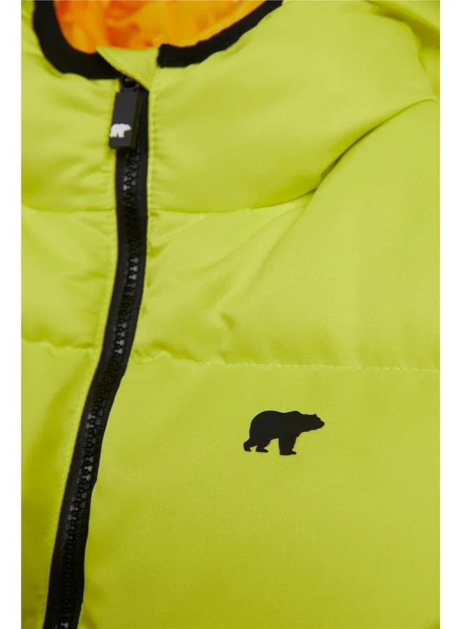 Bad Bear Child Yellow Cedric Puffer Caot Jr Jacket 24.06.13.001-c120.