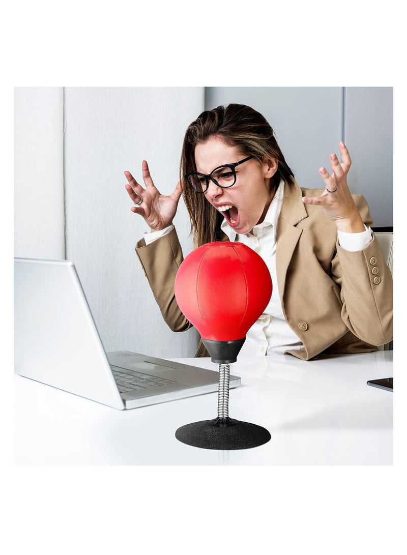 SYOSI Desktop Punching Bag - Suctions to Your Desk, Heavy Duty Stress Relief Boxing Bag, Ideal White Elephant Gift for Boss or Coworker - Image 5