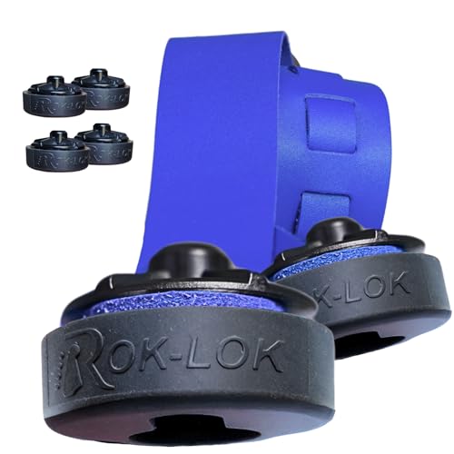 Rok-Lok PRO Guitar Strap Lock 2 PACK- Universal Strap Lock Sets with Anti-Scratch Coating for Electric, Acoustic & Bass Guitars- Guitar Locks with Rubberized Protection- No Mods, No Tools Needed - Image 2