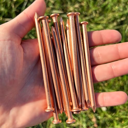 Dubbs Hardware 12-Pack Pure Copper 4-Inch Nail Spikes - Heavy-Duty Tree Stump Root Killer - Eco-Friendly & Chemical-Free Tree Removal - USA-Made Durable Spikes for Landscaping & Gardening - Image 5
