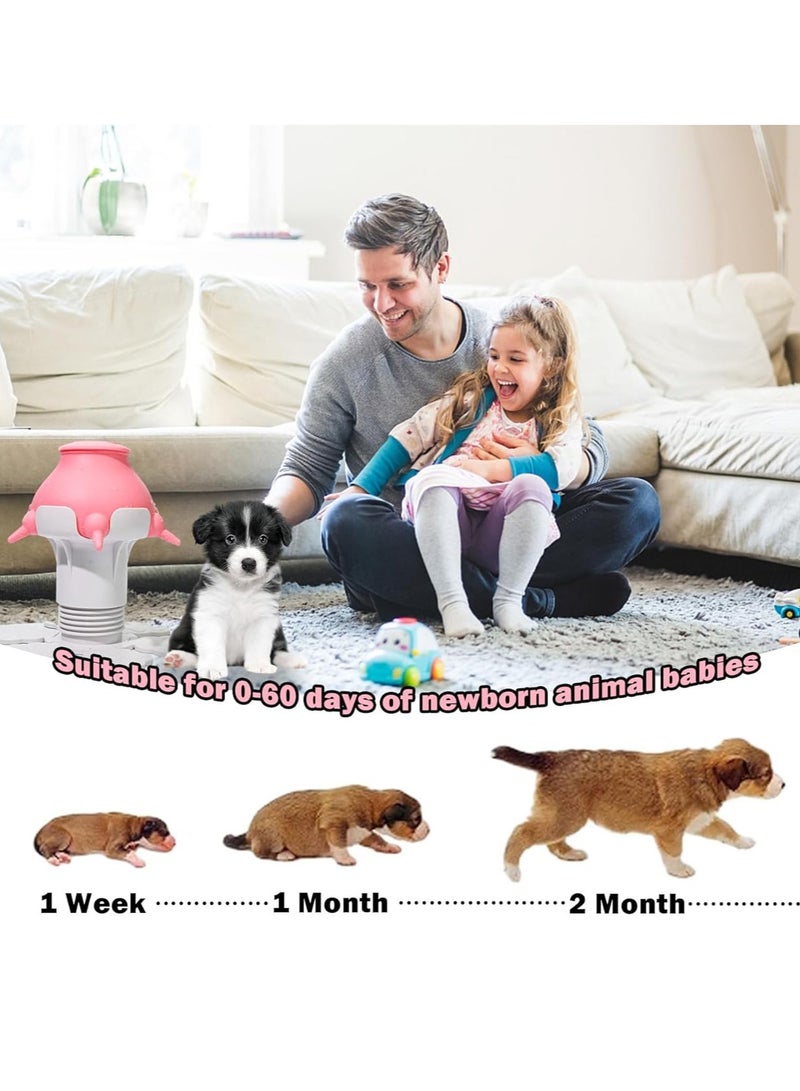 Puppy Feeder For Multiple Puppies, 300ml Puppy Milk Feeder Bowl - Image 4