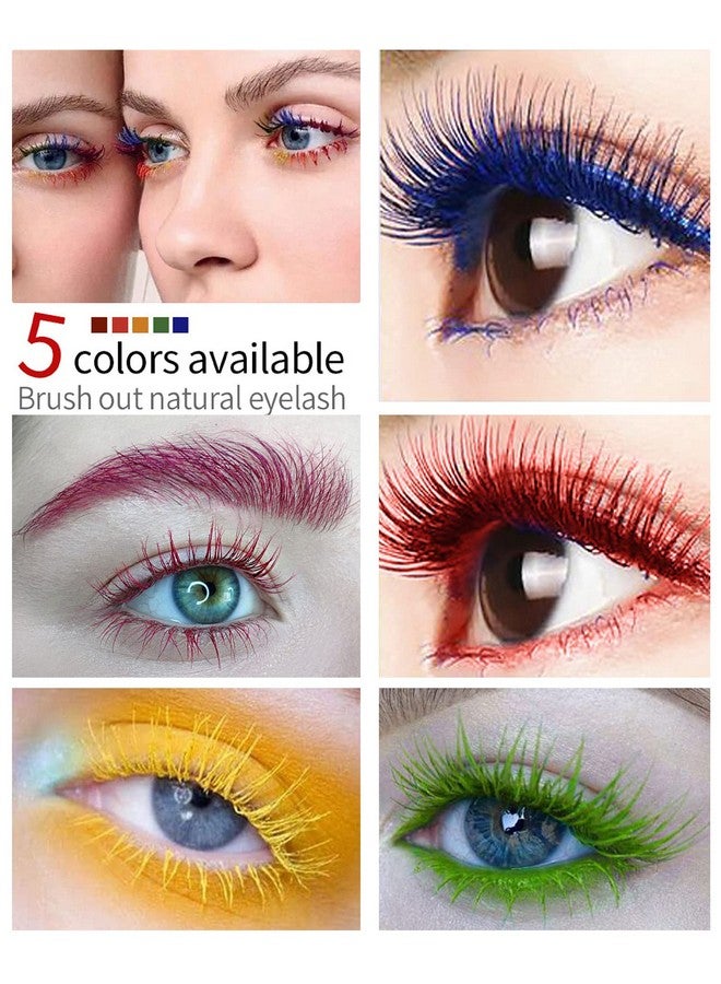 فايبلي ماسكارا زرقاء مخضرة للرموش - قطعتان، تدوم طويلاً، مقاومة للماء، بتصميم عيون القطة، تمنح الرموش كثافةً وطولاً وجاذبيةً وتجعيداً، مثالية للحفلات والمناسبات، ومكياج الكريسماس للنساء والفتيات - Image 3