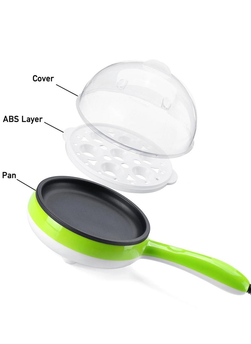 Toshionics - Multifunctional 2 in 1 Electric Egg Boiling Cooker Steamer With nonstick Frying Pan - Image 1