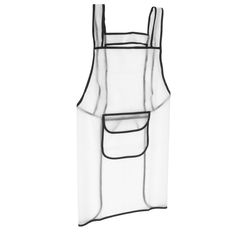Oil Proof Clear Apron Heavy Duty Transparent Apron Cooking Apron Kitchen Supplies - Image 1