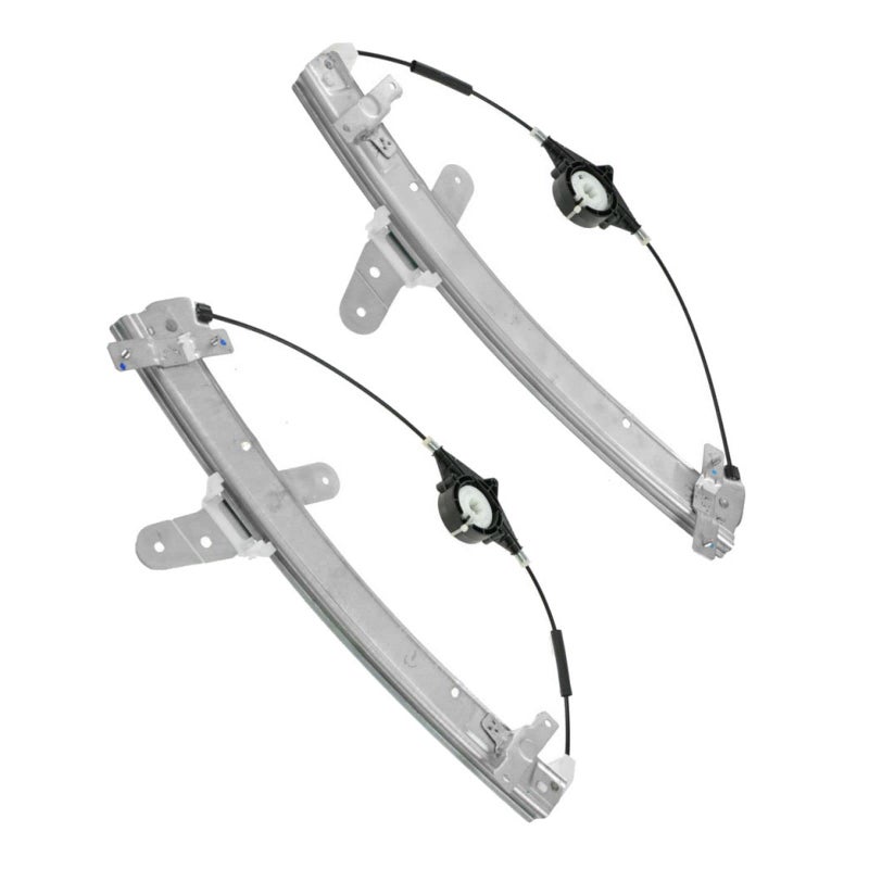 TRQ Front Power Window Regulator Set Compatible with 19922011 Ford Crown Victoria Mercury Grand Marquis 20032004 Marauder FO1350106 FO1351106