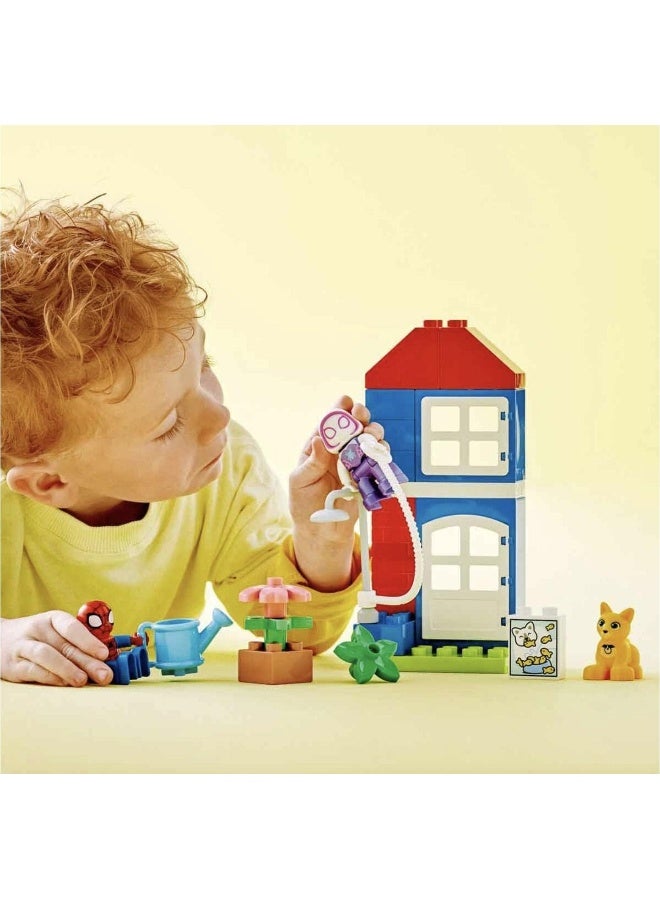 LEGO مجموعة ألعاب بناء منزل سبايدر مان من ليجو دوبلو مارفل 10995 (25 قطعة) - Image 5