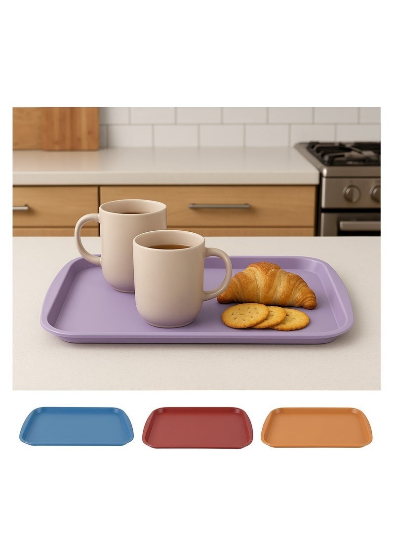 favilla Multi-colored plastic serving tray – 36 x 27 cm - Image 1