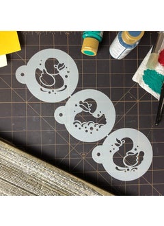 Designer Stencils Designer Stencils C784 Rubber Duckies Cookie Set, Beige/semi-Transparent  - Image 5