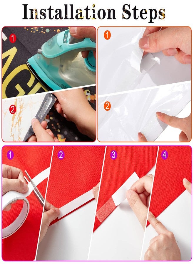 Timtin VIP Entrance Banner Photography Backdrop with Red Carpet Runner, Paparazzi Props, 2.6 x 15 ft Rug, Double-Sided Tape for Party Decorations and Movie Theme Events - Image 5