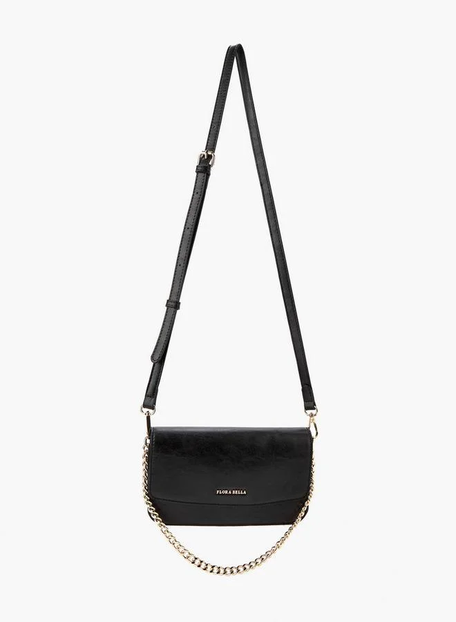 فلورا بيلا من شو إكسبرس حقيبة كروس بودي صلبة بحزام قابل للفصل وإغلاق بغطاء