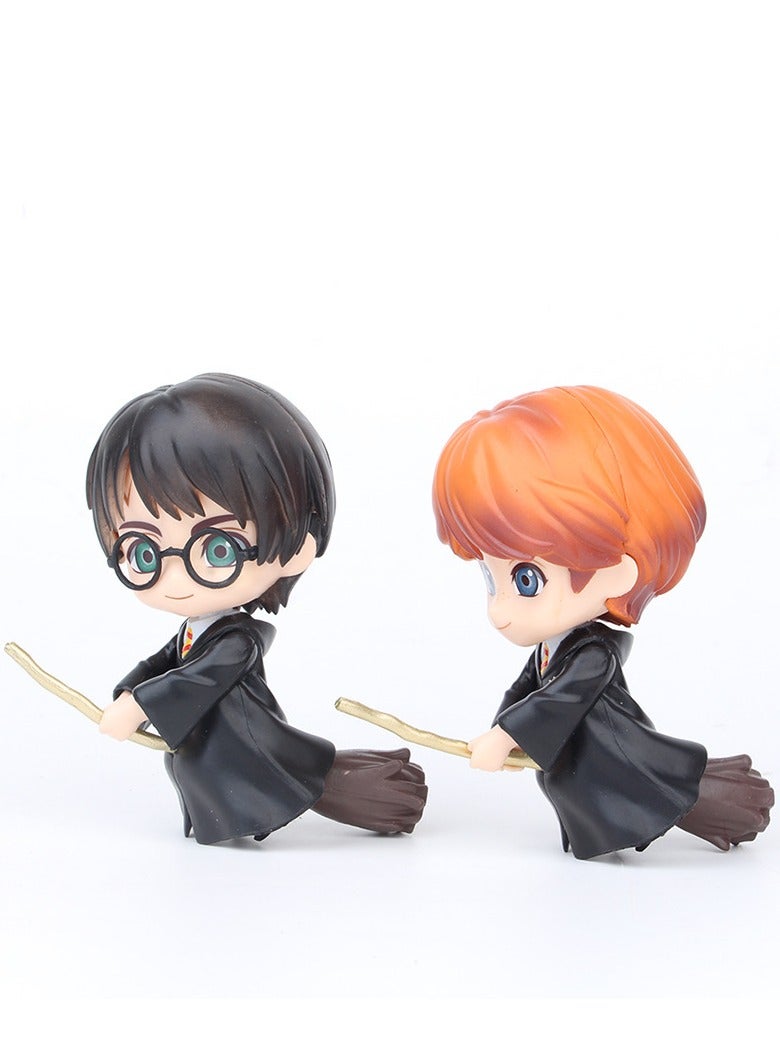 مجموعة القياسات الصغيرة من سيريا هاري بوتر من النمط القياسي: هيرميون، رون وغيرهم (ست قطع) - Image 3