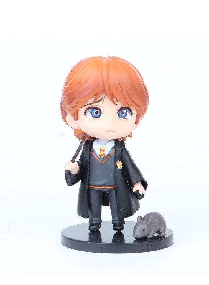 مجموعة القياسات الصغيرة من سيريا هاري بوتر من النمط القياسي: هيرميون، رون وغيرهم (ست قطع) - Image 4