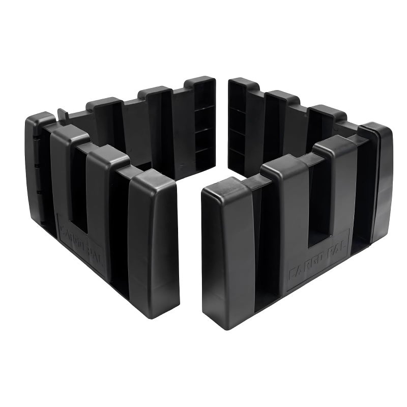 DXNQ 4PCS Multipurpose Cargo Organizer Blocks Plastic Cargo Storage Organizer Blocks for Wool Carpet Trunk Grocery Trunk Divider Cargo Containment System for Car SUV Van Trunk - Image 3