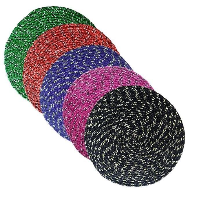 ROUND SHAPE DOOR MAT FOR HOME REVERSIBLE MAT DOORMATS FOR HOMEOFFICEKITCHENBATHROOM PACK OF 5