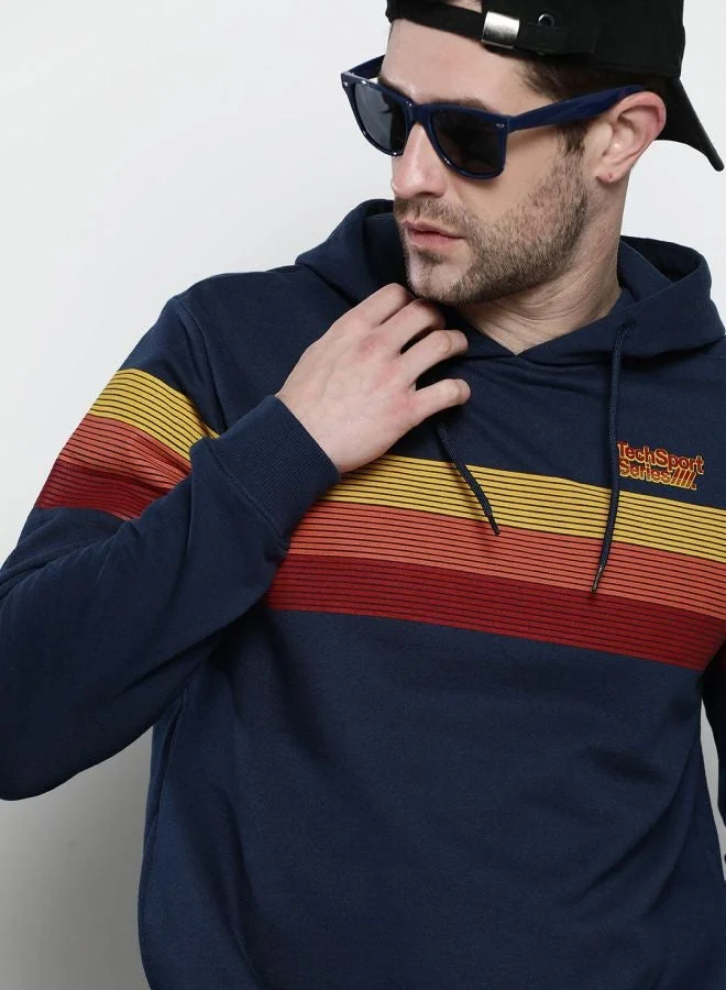 The Indian Garage Co  The Indian Garage Co Men Regular Fit Printed Round Neck Full Sleeves Sweatshirt  | Best Price UAE