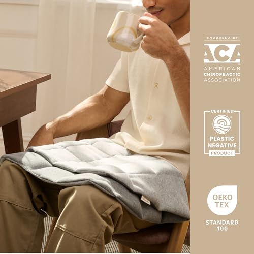 Bearaby Heated Lap Pad - Moonstone Grey - Image 5