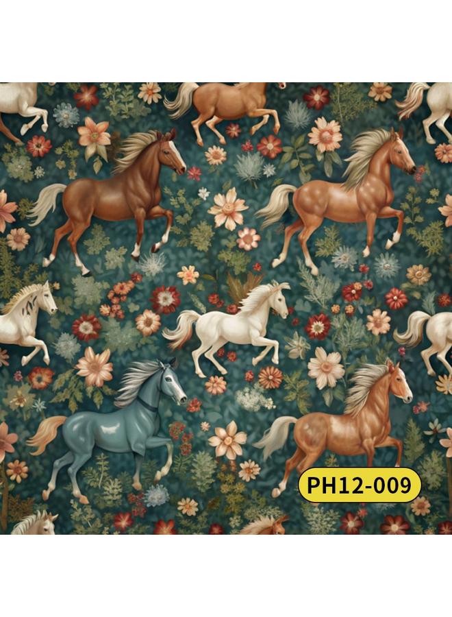 Bluejw French Retro Bunny Wall Wallpaper Self-adhesive Wall Sticker High Color Dirty Resistant Wallpaper Bedroom Warm Wallpaper - Image 1