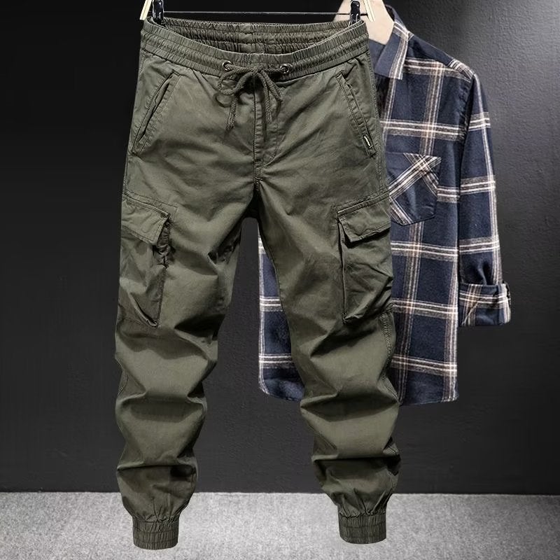 American Casual Cargo Pants Men'S Pants Trendy Brand Casual Cargo Pants Men'S Cargo Pants Men'S Pants - Image 1