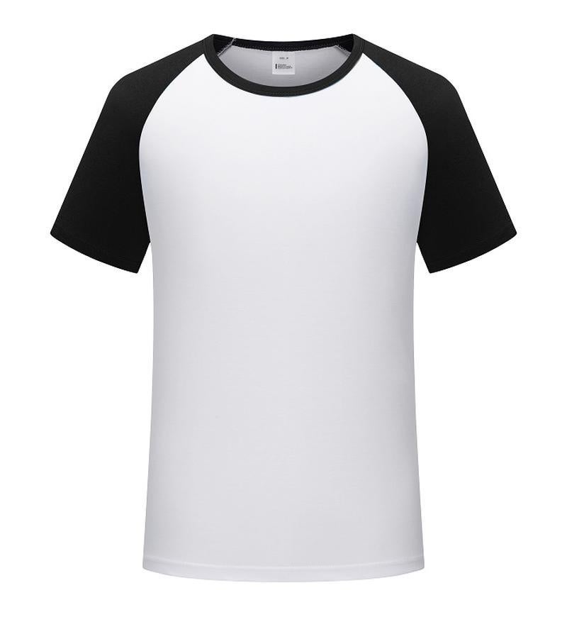 Summer Raglan Round Neck Color Matching Short-Sleeved T-Shirt Corporate Work Clothes Advertising Shirt Class Clothes T-Shirt Embroidered Printed Logo - Image 1