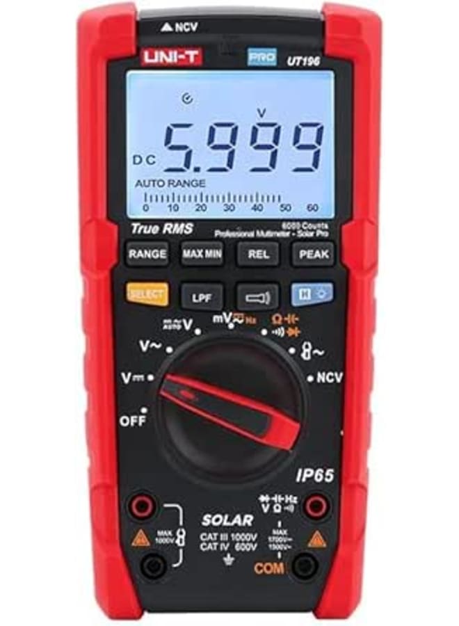 UT196 1700V DC True RMS Professional Multimeter – Solar Pro.