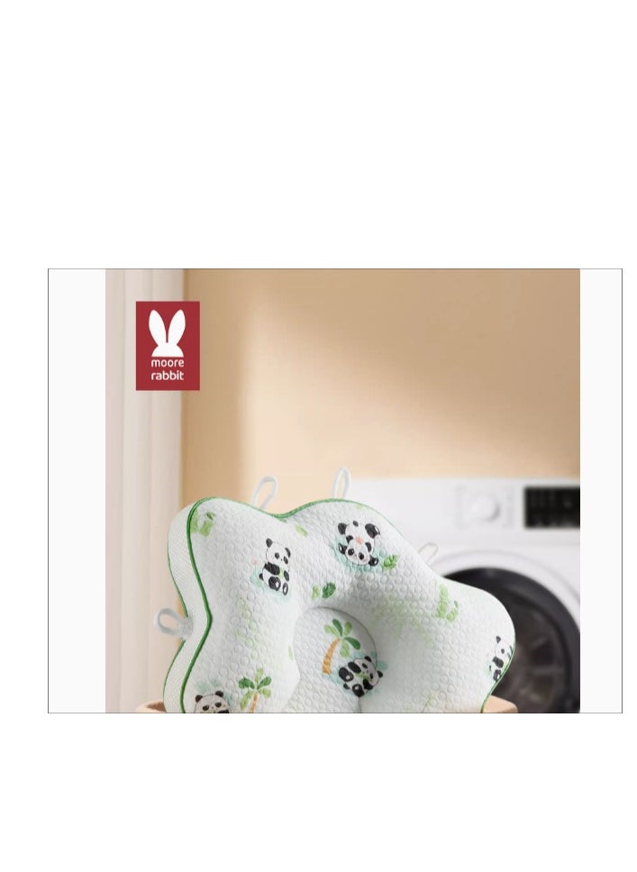 Moore Rabbit 7A Antibacterial Maternal and Child Grade Shaped Pillow Round Head Shaped Pillow for Babies and Infants  - Image 3