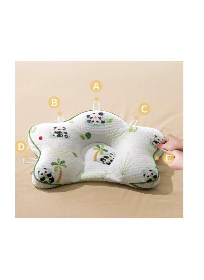 Moore Rabbit 7A Antibacterial Maternal and Child Grade Shaped Pillow Round Head Shaped Pillow for Babies and Infants  - Image 5