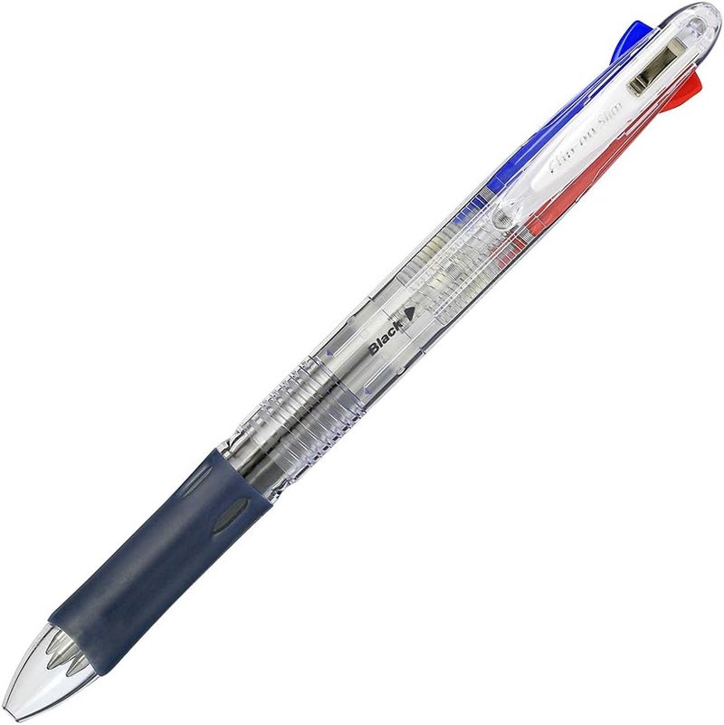 Zebra Pen Zebra Clip-On Multi Pen 4in1 (0.7 mm), 4 Colors, Soft Comfort Grip for Smooth Writing, Pack of 10 Pens - Image 5