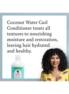 Camille Rose Camille Rose Coconut Water Curl Conditioner with Natural Coconut, Rosemary, & Castor Oils to Hydrate and Detangle, for Curly & Coily Hair Types, 12 oz  - Image 2