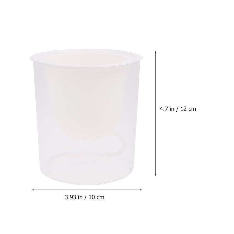 2 Pack Self Watering Plant Pots With Water Reservoir For Indoor Plants White - Image 3