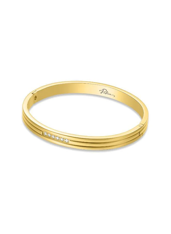 بوليس Lavaliere Crystal Linear Pattern Bangle
