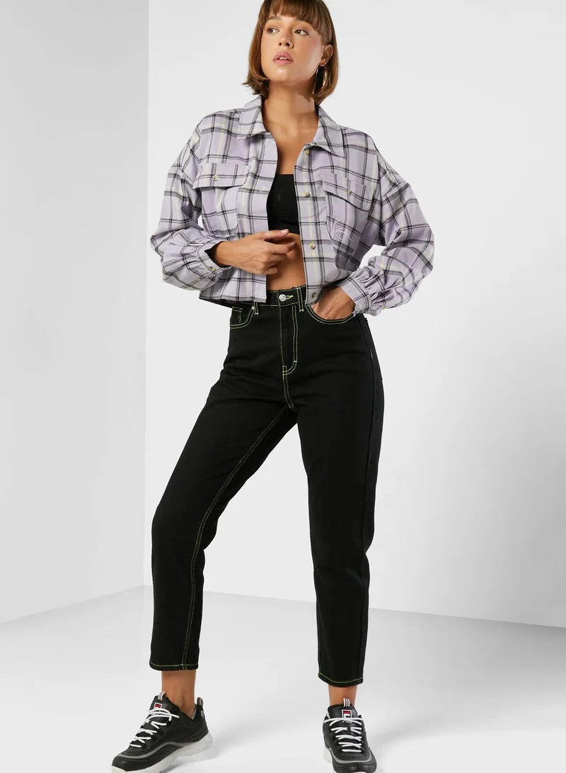 Karl Kani Signature Check Print Jacket