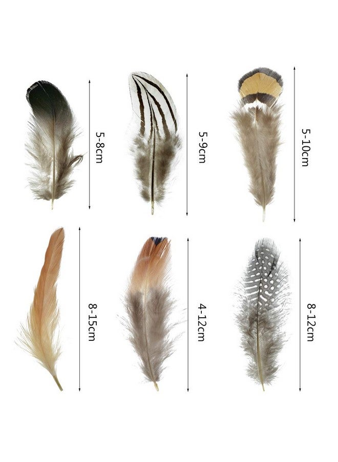 Nydotd 125Pcs Dream Catcher Making Kit 15 Pcs Metal Rings Hoops Macrame Ring In 5 Size Gold 100Pcs 6 Styled Feathers 10 Pcs 3 Mm Faux Suede Cord For Dream Catcher Crafts Birthday Party - Image 3