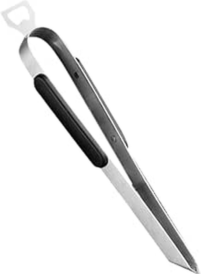 Stainless Steel Grilling Tongs For Fish BBQ And Salad Heat Resistant Outdoor Cooking - Image 1