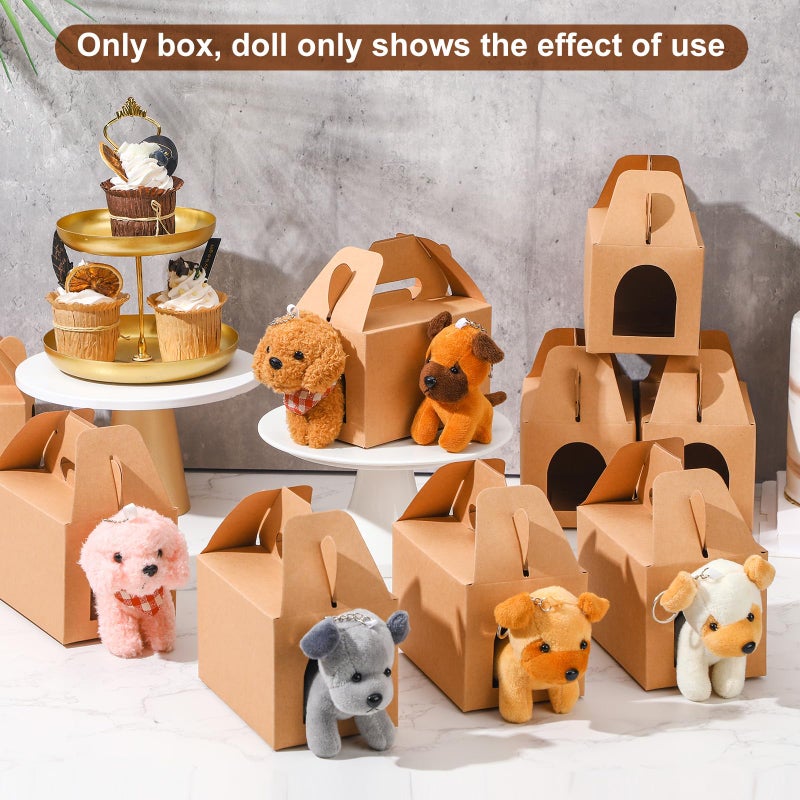 Fainne 24 Pcs Party Favors Boxes Foldable Treat Gift Boxes Candy Goodie Cases Decorations Adopt Pet Gift for Birthday Wedding Bridal Shower Party Favors (Classic) - Image 3