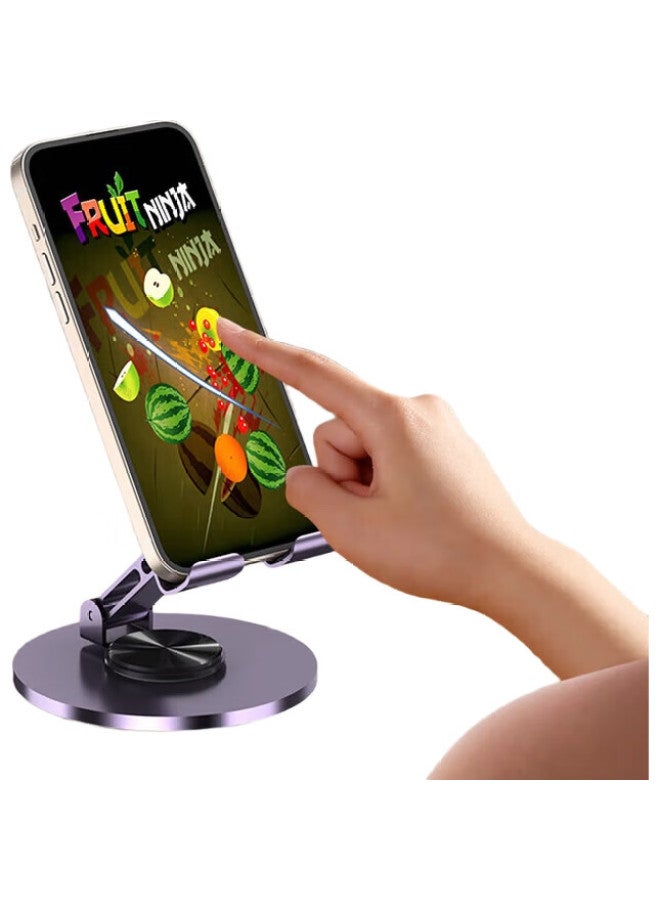 Stiger [Newly Upgraded All-Metal] Phone Stand Tablet Lazy Desktop Stand Suitable For Huawei Apple Bedside Online Classes Postgraduate Entrance Exam Binge-Watching, Adjustable Height Rotatable - Image 2