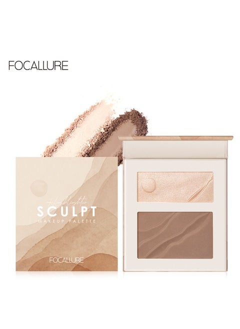 Highlight &Contouring Palette- #2 Champagne Pop