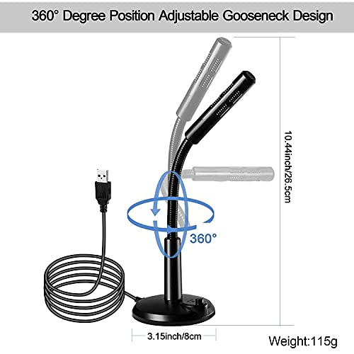 Cables Kart Noise Cancelling USB Microphone for Windows and Mac, Professional PC Microphone Computer, Laptop, Desktop, Plug and Play Mic - Image 3